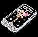 Handmade Pink Angel Fairy Girl Bling Hard Back Crystal Case Cover For Samsung Galaxy Grand Duos i9080 i9082 Phone