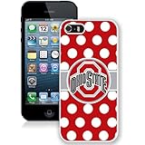 Customized Iphone 5 5S Case with Ncaa Big Ten Conference Football Penn State Nittany Lions 10 Protective Cell Phone Hardshell Cover Case for Iphone 5 5s White