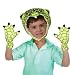 Turtle Cap-and-Paw Costume Set: One Size fits Most Plush Hood and Gloves