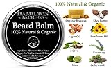 Fresh Scent Beard Balm 100% Natural & Organic by Hamilton Jackson - No1 Beard Softener for Men - Male Grooming - Easy-to-Use Leave-in with Shea Butter, Hemp Seed, Beeswax, Cedarwood & Lime Made in UK