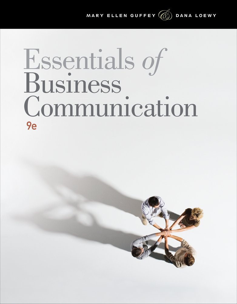 Essentials of Business Communication: 9781111821227: Business ...
