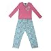 Sovereign Sleepwear Winter Blossom knit top and flannel pant Pyjama set - Blue - 10 years