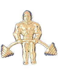 CleverEves 14K Gold Pendant Bodybuilding 6.1 - Gram(s)