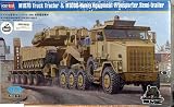 HobbyBoss 1/35 M1070 Truck Tractor & M1000 HET Semi-trailer
