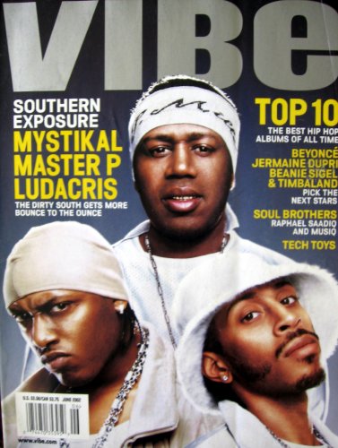 Vibe Magazine Mystikal, Master P and Ludacris Cover June 2002