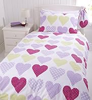 Hearts Print Bedset