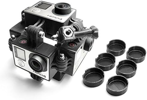 360 Degree Panorama Frame Rig Mount for 6x GoPro HERO 3, 3+, 4 3D Accessories