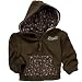Levi's Baby Girls Full Zip Hoody, Brown, 24 Months