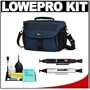 Lowepro Nova 190 AW Digital SLR Camera Shoulder Bag (Ultramarine Blue) + Accessory Kit for Canon Rebel T3, T3i, T1i, T2i, EOS 60D, 5D, 7D, Nikon D3000, D3100, D5000, D5100, D7000, D300s, Olympus Evolt E-5, E-30, E-620 & Sony Alpha A560, A580, A33, A35, A55