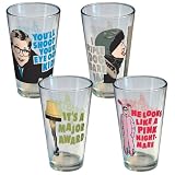 A Christmas Story Set of 4 Pint Glasses Classic Series