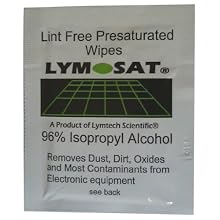 Lymtech 6-C43 Lymsat Lint Free Presaturated Wipes (Box of 60)