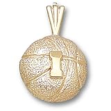 University of Illinois I Basketball Pendant (14kt)