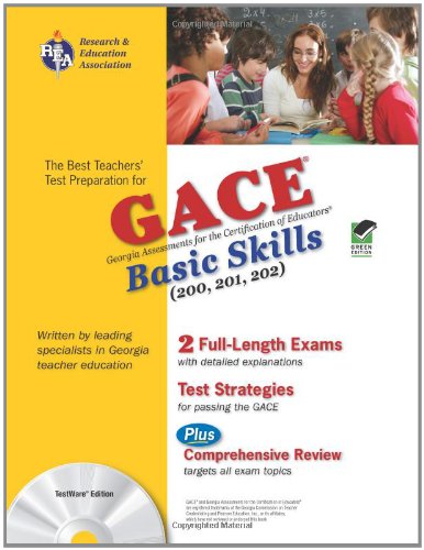 Georgia GACE Basic Skills w/ CD-ROM (Georgia GACE Test Preparation)