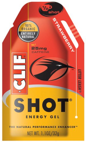 Clif Shot Energy Gel with Caffeine, Strawberry, 1.1-Ounce Packets (Pack of 24) Clif Shot Energy Gel with Caffeine, Strawberry, 1.1-Ounce Packets (Pack of 24)
