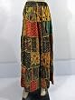 Bollywood Style Indian Patchwork Red-orange Yellow Causal Skirt for Women38"
