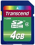 Transcend SDHC�J�[�h 4GB Class4 (�������ۏ�) [�t���X�g���[�V�����t���[�p�b�P�[�W (FFP)] TS4GSDHC4E