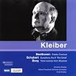 Oeuvres De Ludwig Van Beethoven - Franz Schubert - Alban Berg