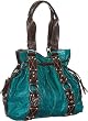 Distressed Leather ''Marcela'' Tote by Vitalio Vera - Teal Blue, Purple or Honey Brown