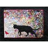 Whims Watercolor Quilt Kits Quilting Supplies, Cat Bird