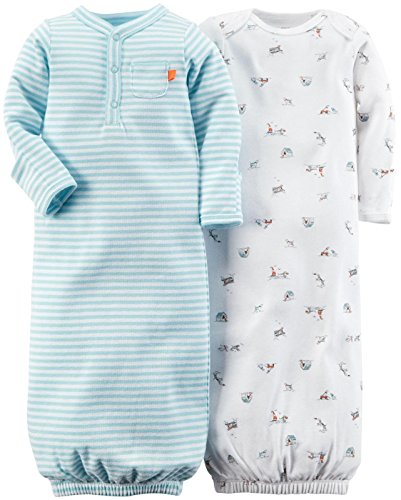Carter's Baby Boys' 2 Pack Print Gowns (Baby)
