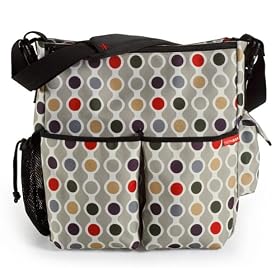 Skip Hop Duo Deluxe Diaper Bag, Wave DotSkip Hop Duo Deluxe