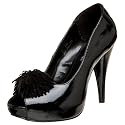Mia Women's Pom Pom  Peep Toe Pump