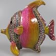 Crystal Jeweled Trinket Box - Tropical Fish J5A4