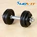 Suchen : MOVIT Hantelset Schwarz 15 kg