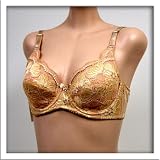 Venus Satin Beige Full Coverage Bra #0060