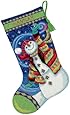 Dimensions Needlecrafts Needlepoint, Happy Snowman Stocking