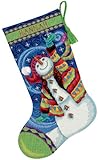 Dimensions Needlecrafts Needlepoint, Happy Snowman Stocking