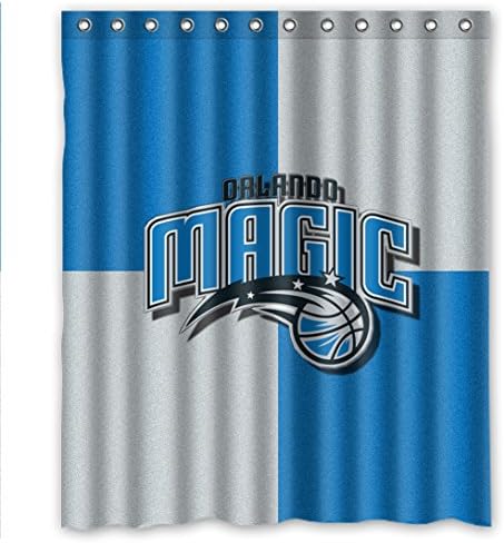 Wenglee Orlando Magic Print Waterproof Fabric Bath Shower Curtain 60' x 72'