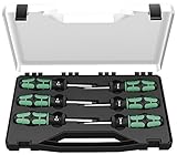 Wera 05027940002 Kraftform 300 TX/6 Torx Torque-Indicator Screwdriver Set, 6-Piece [並行輸入品]