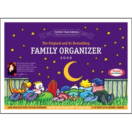 More Time Moms Family Organizer 2009 Pocket Wall Calendar