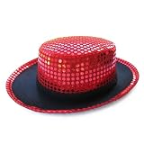 51nadN5GaiL. SL160  Red Sequin Top Hat ~ Halloween Costume Accessories
