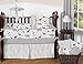 Sweet Jojo Designs Musical Baby Crib Mobile for Blue Grey and White Woodland Animals Collection