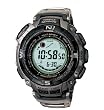 Casio #PAW1500T-7V Men's Solar Atomic Triple Sensor Titanium Ultimate Pathfinder Watch
