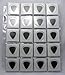 Store 20 Guitar Picks With 3 Ring Sheet & Cardboard Flips (351 Style/White Foam)