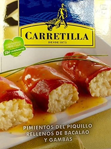 Carretilla Piquillo Peppers Stuffed with Shrimp and Codfish Microwaveable Tray 9.88oz