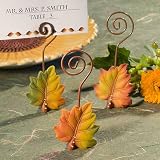 Leaf Design Place Card Holders (Set of 12)