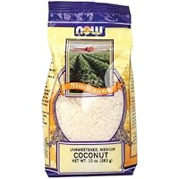 NOW Foods Coconut Medium Unsweet, 10 Ounce Bags (Pack of 12)