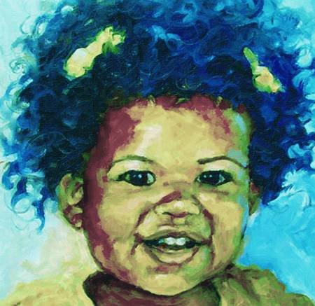 Custom Order #73-8RH, Oil on Canvas, Custom Painting of The Person You Love, For 1 Person of Customer's Choice, Style: Photo-Realism, with Signature Text 
