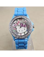 Hello kitty girl women watches Lovely cartoon Watch WKT@222574L