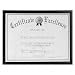 DAX Value U-Channel Document Frame with Certificates, 8.5 x 11 Inches, Black (N17000N)