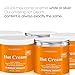 Cellulite Cream & Muscle Relaxation Cream Huge 8.8oz, 100% Natural 87% Organic - Cellulite Cream Treatment Hot Gel, Firms Skin - Muscle Rub Cream, Muscle Massager 1 Pack