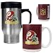 Washington Redskins NFL Travel Mug & Gameball Ceramic Mug Set - Helmet logo