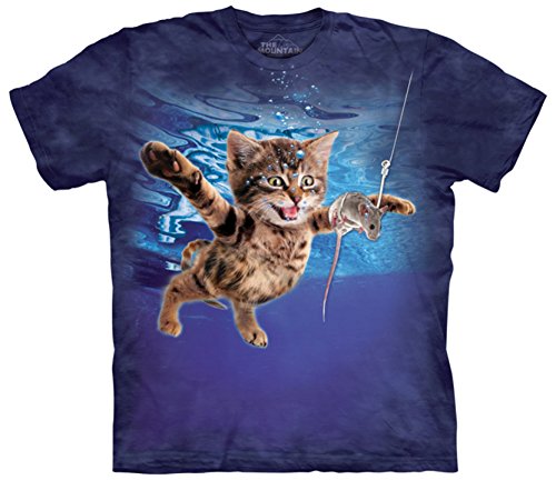 Nevermice Tee The Mountain Adult T-shirt L