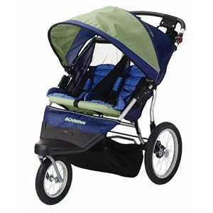 Double Swivel Jogging Stroller Schwinn for compare
