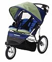 Schwinn Free Wheeler 2 Double Swivel Wheel Jogging Stroller (Green/Blue)