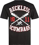 YOUNG & RECKLESS Reckless Scumbags Mens T-Shirt